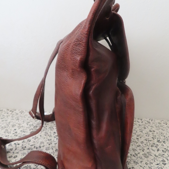 unbranded leather backpack bag - Picture 4 of 12